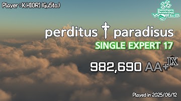 [DDR WORLD] perditus†paradisus [SINGLE EXPERT 17] FLARE IX