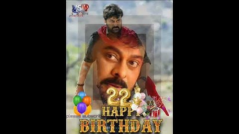 Thumbnail of #మన Hero Megastar Chiranjeevi Happy birthday🎂||VSN Creatinve please subscribe  to my👭👬friends plz 🙏🙏