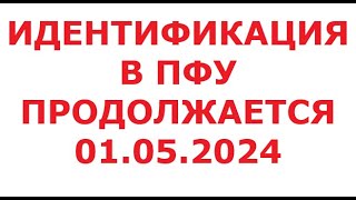 Идентификация В Пфу Продолжается. 01.05.2024Г.