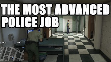THE MOST ADVANCED POLICE JOB!! [FIVEM QB]