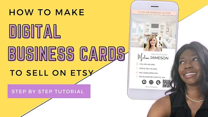 Boost Your Etsy Success: Sell Digital Business Cards with Clickable Links