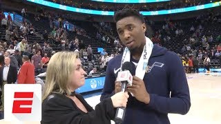 Donovan Mitchell explains that Ben Simmons-trolling shirt | ESPN