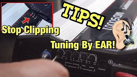 How I Set Taramps Amplifier Gain for Sub Bass By Ear!