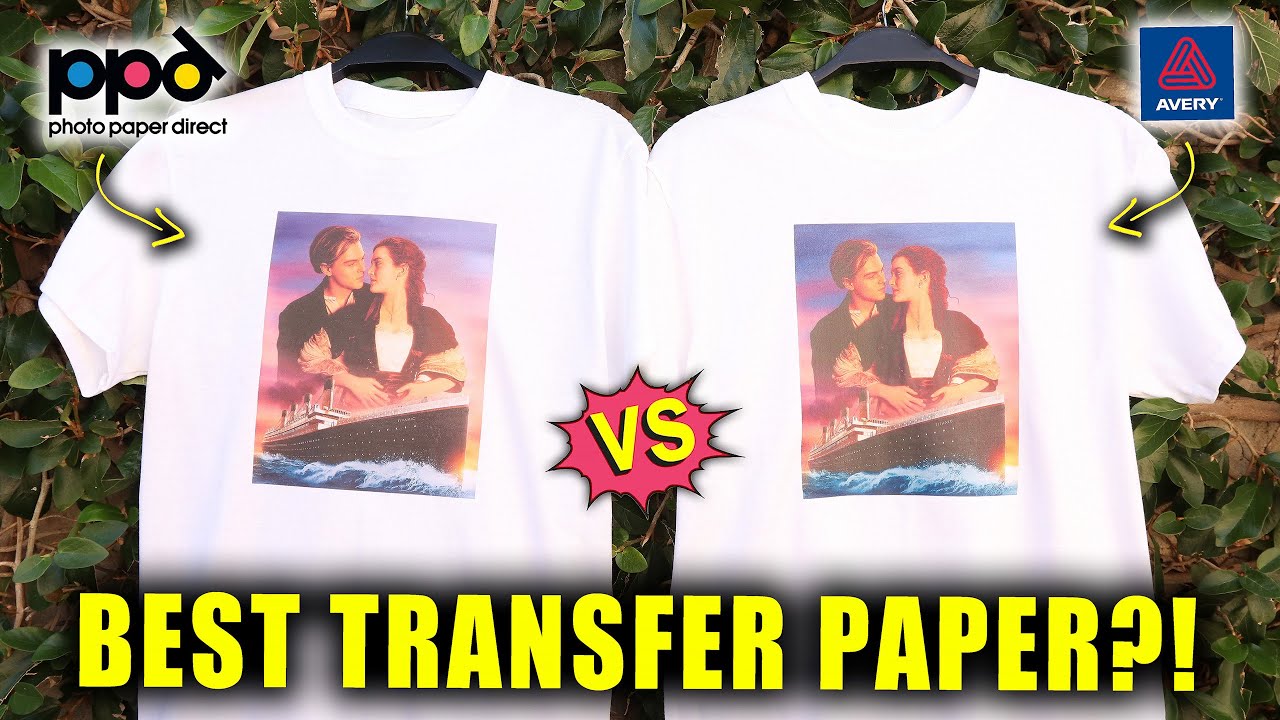 The Best Heat Transfer Paper For T-Shirts And Projects  Printable heat  transfer vinyl, Tshirt printing business, Transfer paper