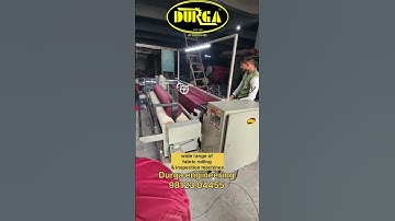 Fabric rolling machine @durgaengineeringworks #shorts #reels #machine #youtubeshorts #trending