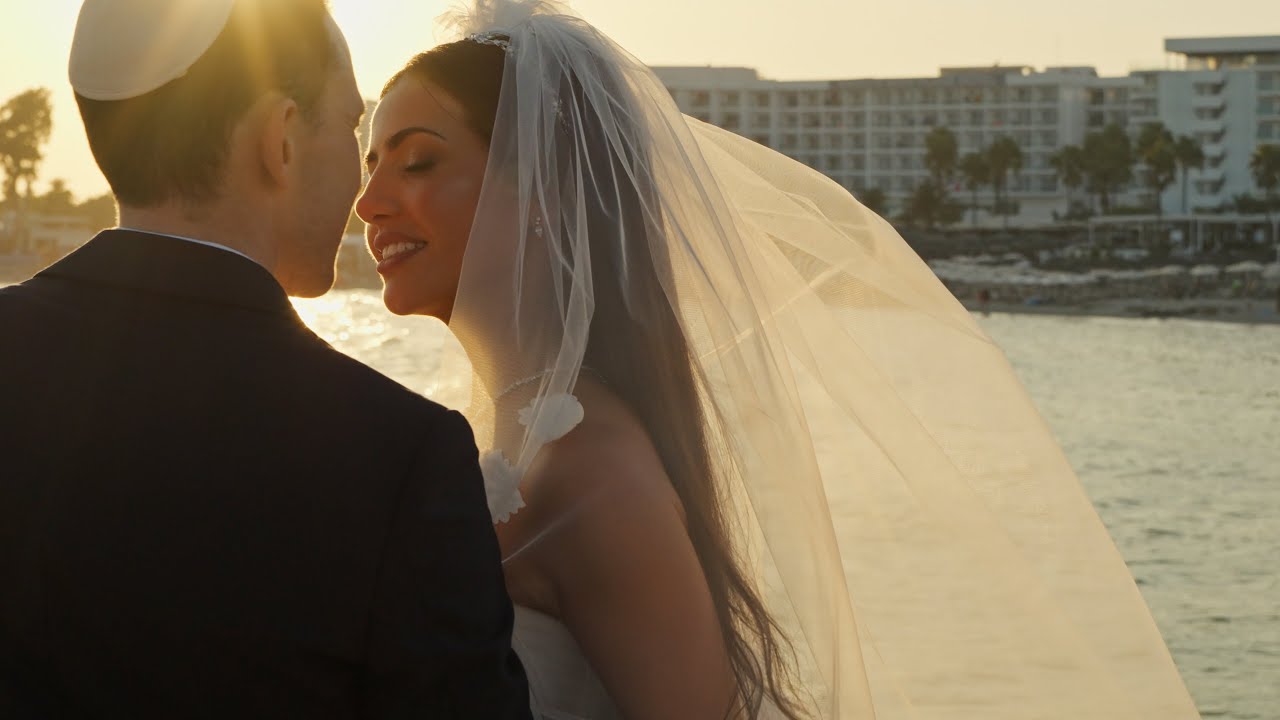 Marc & Natalie | A Joyful Jewish Wedding in Cyprus 🇨🇾 | Nissi Beach Resort