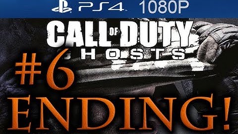 Call Of Duty Ghosts ENDING Walkthrough Part 6 [1080p HD PS4] - No Commentary