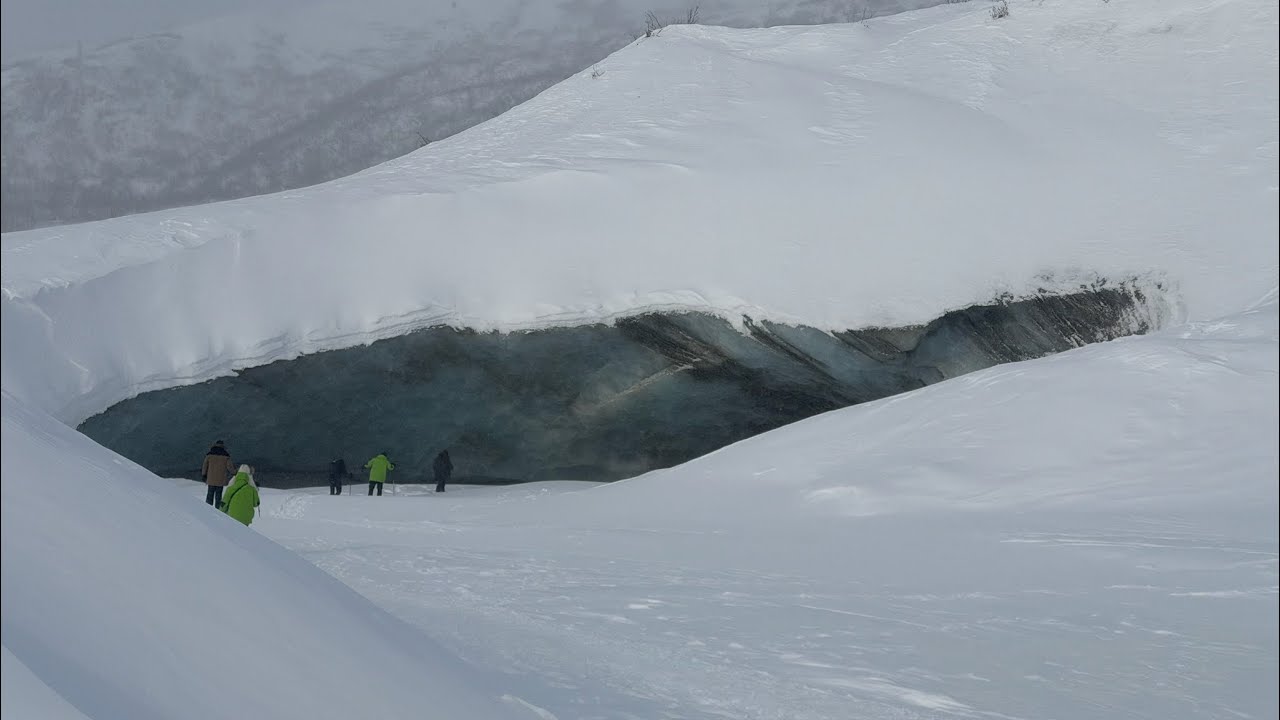 Castner Glacier Ice Cave Hike