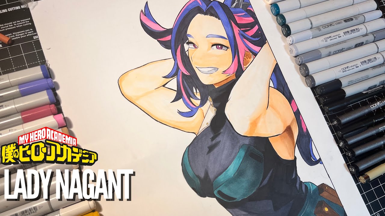 Drawing LADY NAGANT | MY HERO ACADEMIA | 僕のヒーローアカデミア