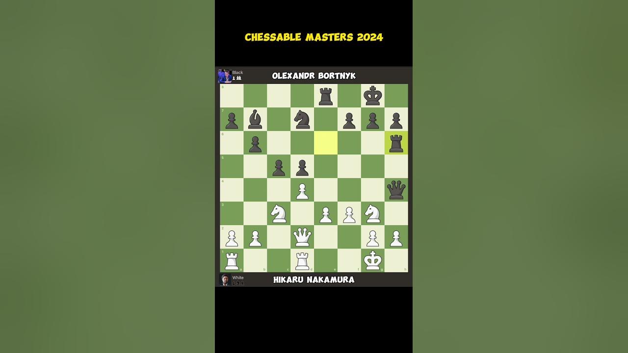 Hikaru Nakamura vs Olexandr Bortnyk! Chessable Master 2024 YouTube