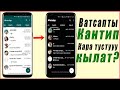 Тез көрүнүз! Ватсаптын жаны сыры ! Кантип кара туско айлантууга болот?