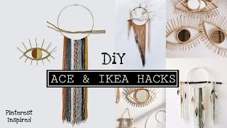 DIY Ace & IKEA hacks | Eye Mirror & Boho room decor | DIY Indonesia | Pinterest Inspired