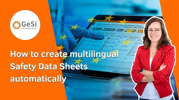 How to create mutilingual Safety Data Sheets automatically