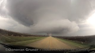 Rochelle, IL Tornado Timelapse and Closeup