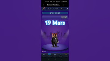 Hamster GameDev Heroes 19 Mars Daily Cipher