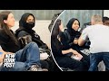 Disturbing viral shows man harass muslim woman wearing hijab at airport