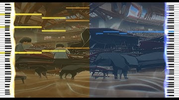 Christopher Ittoku - In Good Company (for 2 Pianos) | Piano Visualizer