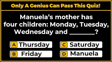 Riddles Quiz - CAN YOU PASS THESE 10 TRICKY RIDDLES WITH OPTIONS? | Part 4