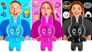 Food of The Same Colors Challenge | Funny Cooking Tricks by BaRaDa Gold Challenge