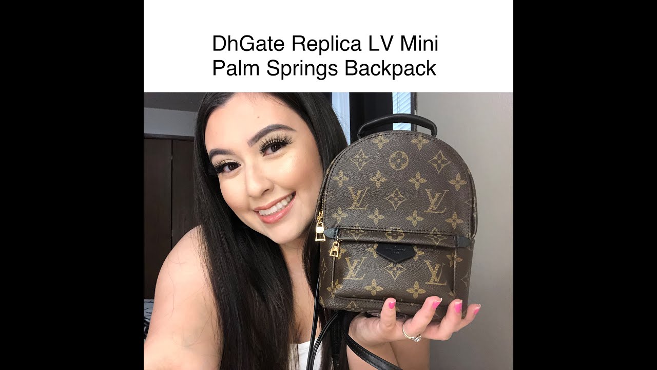DhGate Replica LV Mini Springs Backpack - YouTube