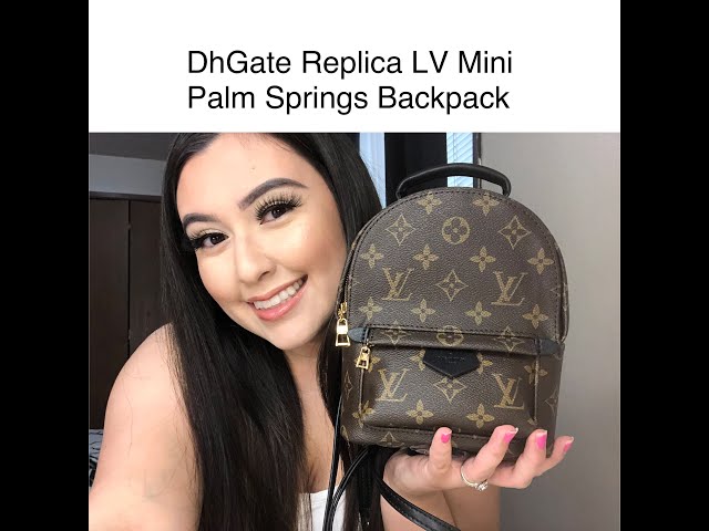 DHGATE UNBOXING - REVERSE MONOGRAM PALM SPRINGS MINI BACKPACK