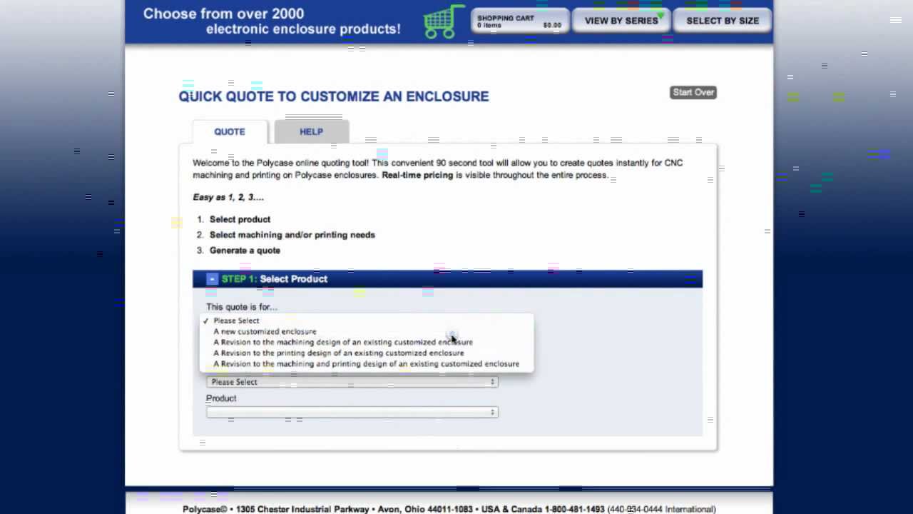 Enclosure Customization: Quick Quote Tool