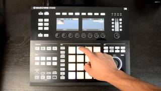 Native Instruments Maschine Studio Music Production MIDI Controller Review Video