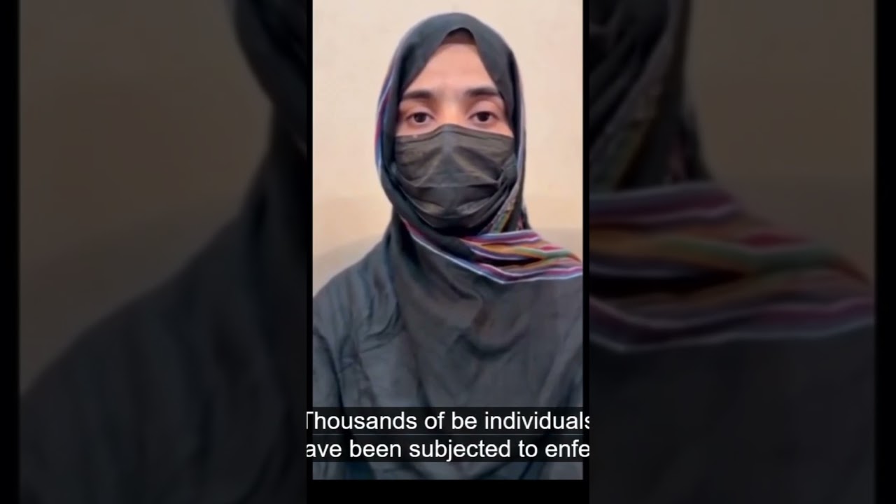 Enforced Disappearances in Balochistan: An International Call for Justice | UN Speech