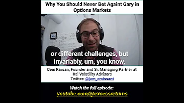 Never Bet Against Gary In Options Markets 