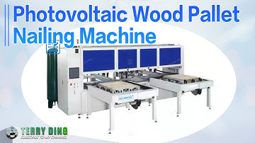 [ Double Working Positions ] Horizontal Photovoltaic Wood Pallet Nailing Machine