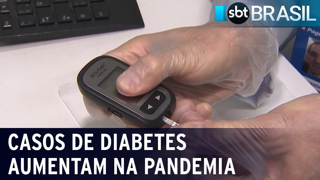 Diagnóstico de diabetes cresce na pandemia por covid-19 | SBT Brasil (12/11/21)