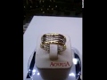 Кольцо золотое Bvlgari с прорезями (новинка)