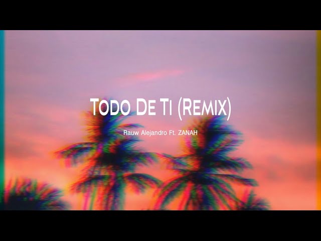 “Todo De Ti” - Rauw Alejandro X Zanah (Remix)