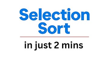 Selection Sort Explained | Visual Demo + Code + Complexity