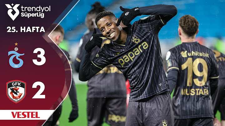 Vestel | Trabzonspor (3-2) Gaziantep FK - Highlights/Özet | Trendyol Süper Lig - 2024/25