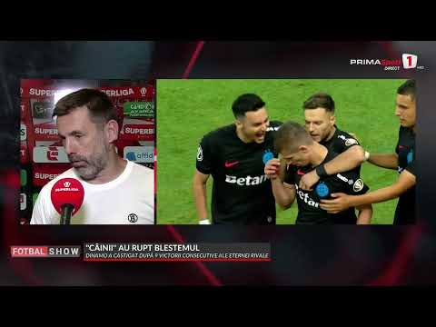 Kopic nu are niciun dubiu după victoria cu FCSB: ”E cea mai frumoasă victorie de când sunt aici”
