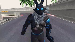 white 444  bunny fight free fire 3D animation video 🔥🔥🔥