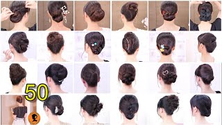 Easy 50　updo hairstyles easy//chie