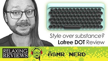 Style Over Substance? Lofree Dot Retro Wireless Mechanical Keyboard ASMR Review