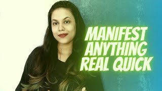 LAW OF ATTRACTION || MANIFEST ANYTHING REAL QUICK (2 techniques to manifest)