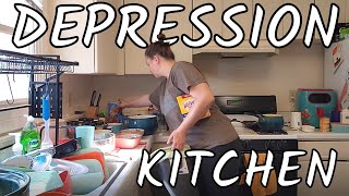 Realistic Kitchen Cleaning! + Tips for cleaning with Depression and ADHD