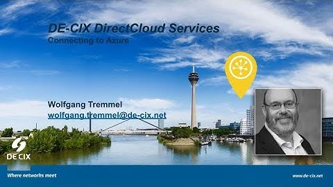 DE-CIX DirectCLOUD: How to connect to Microsoft Azure
