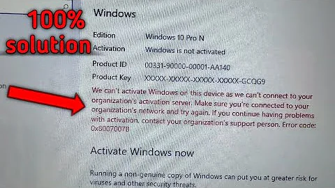 We can't Activate Windows on this device as we can't connect to your organization | error 0xC004F074