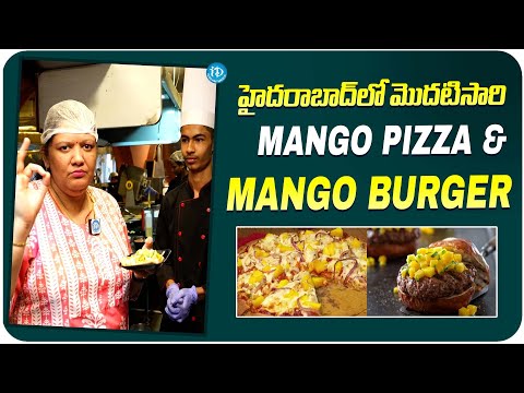 First Time Mango Burger backslashu0026 Mango Pizza in Hyderabad | 69 degrees restaurant | iDream Media - IDREAMMOVIES