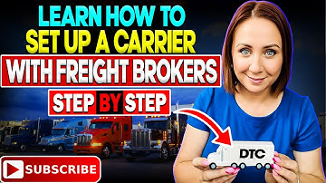 Learn how to set up a carrier with freight brokers. Step-by-step guide from a #Prodispatcher.