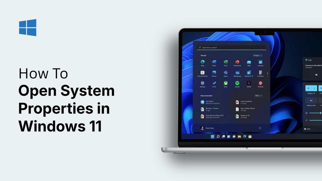 How to Open System Properties in Windows 11 - YouTube