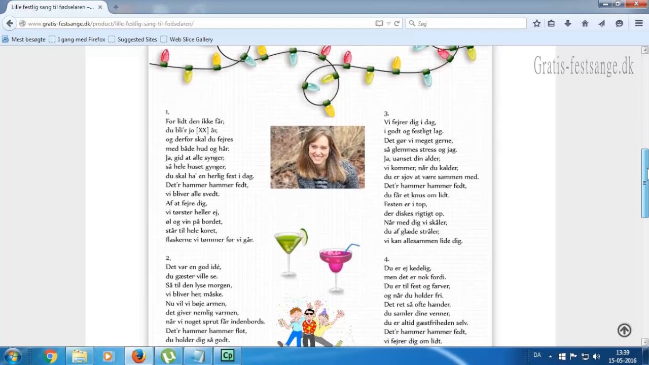 Indset dit billede - Gratis-festsange.dk