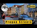 4K Czech Republic Prague streets walk: Little Side (Malá Strana) district 🇨🇿 HDR ASMR