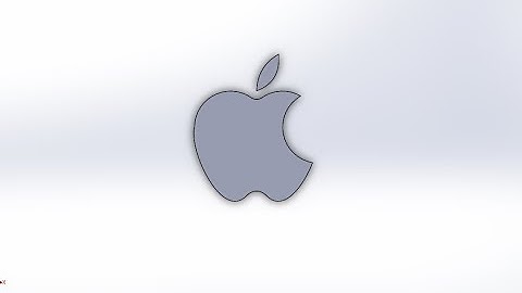 How To Make Apple Logo in Solidworks
