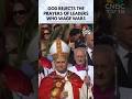 Pope Leo Says God Rejects Prayers of Leaders Who Wage Wars | Palm Sunday Mass at Vatican | N18G